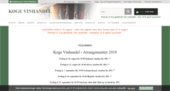Desktop Screenshot of koegevinhandel.dk