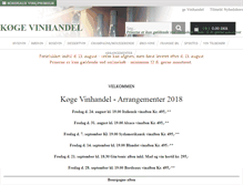 Tablet Screenshot of koegevinhandel.dk